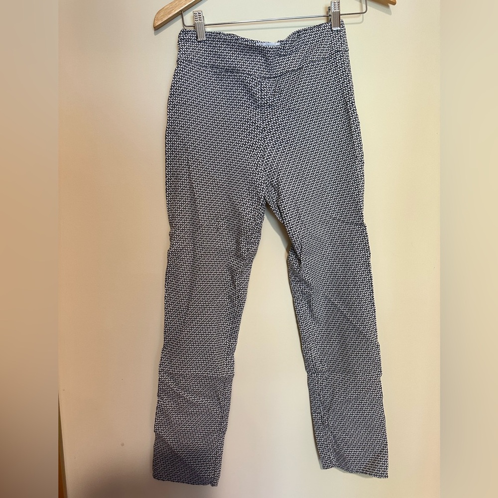 Pattern Stretchy Dress Pants